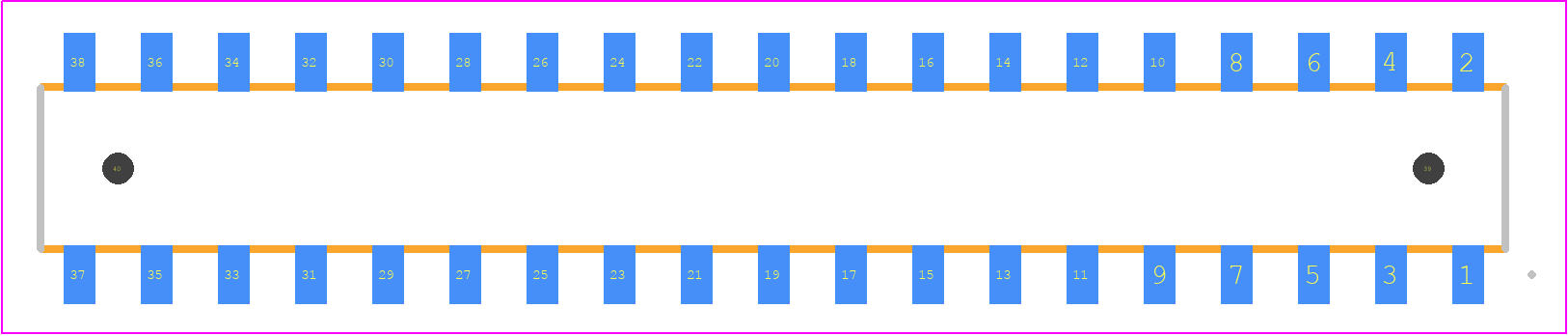 0873813884 - Molex PCB footprint - Other - Other - 0873813884