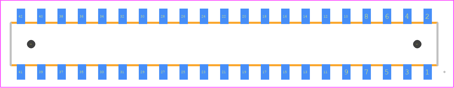 0873814284 - Molex PCB footprint - Other - Other - 0873814284