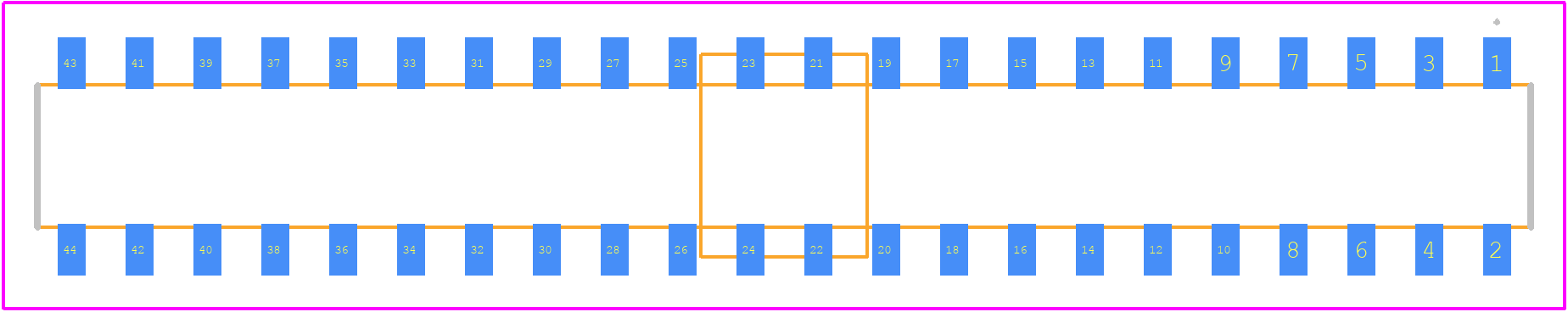 0873814405 - Molex PCB footprint - Other - Other - 0873814405-2