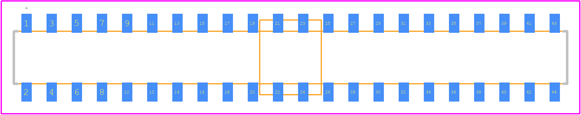 0873814485 - Molex PCB footprint - Other - Other - 0873814485-1