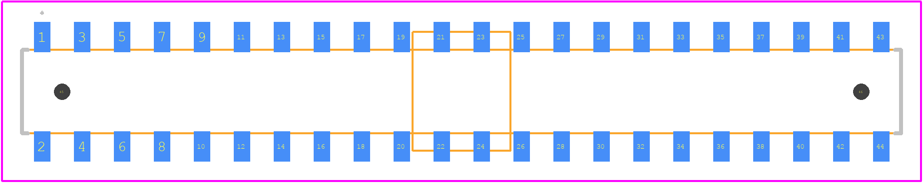 0873814487 - Molex PCB footprint - Other - Other - 0873814487-2