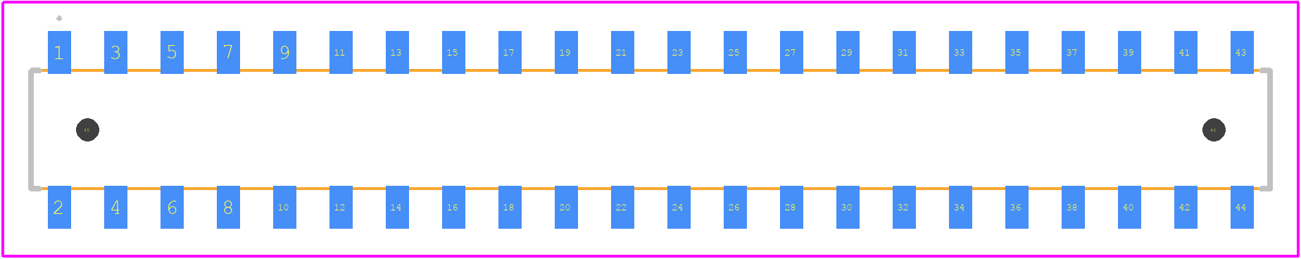 0873814488 - Molex PCB footprint - Other - Other - 0873814488-2
