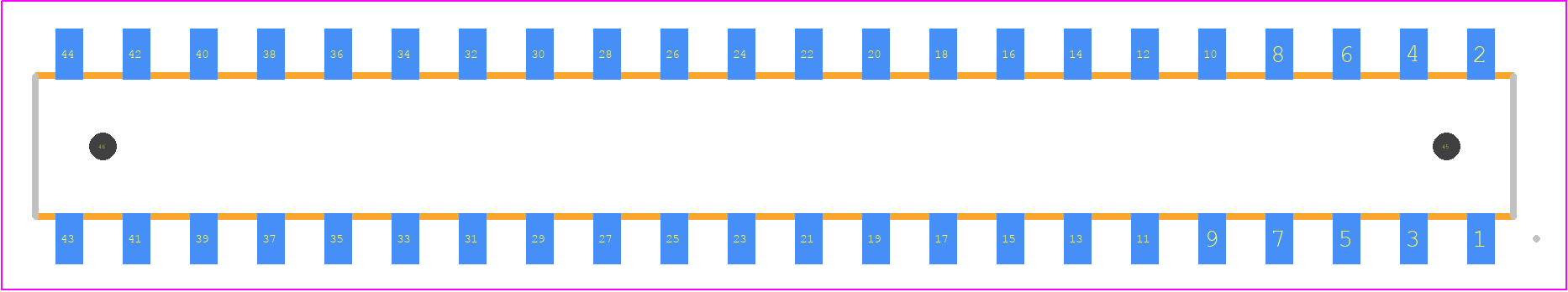 0873814494 - Molex PCB footprint - Other - Other - 0873814494