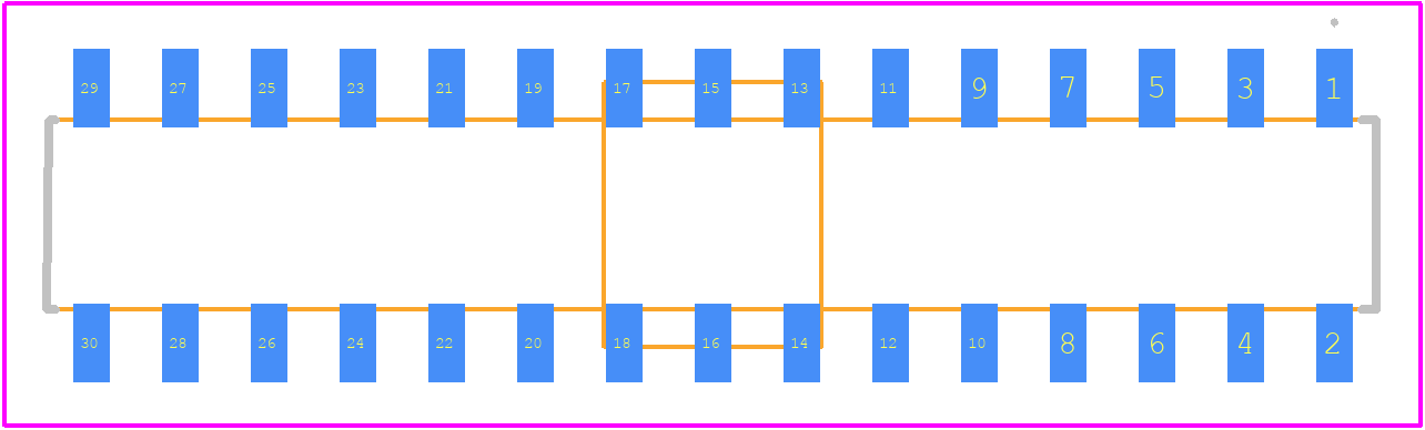 0873818015 - Molex PCB footprint - Other - Other - 0873818015-2