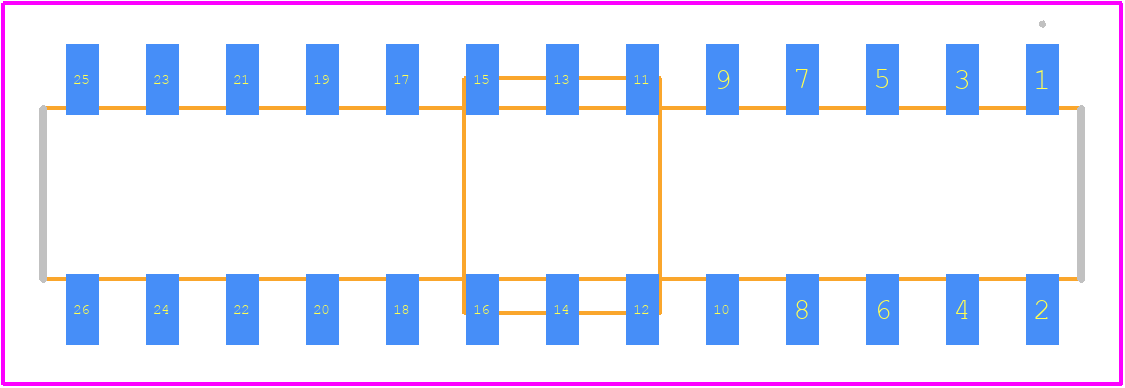 0873818227 - Molex PCB footprint - Other - Other - 0873818227-3