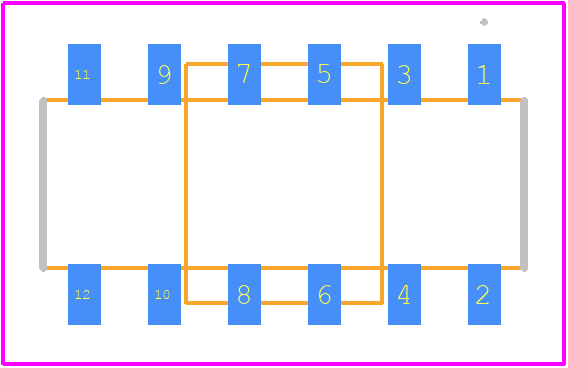 0873819007 - Molex PCB footprint - Other - Other - 0873819007-2