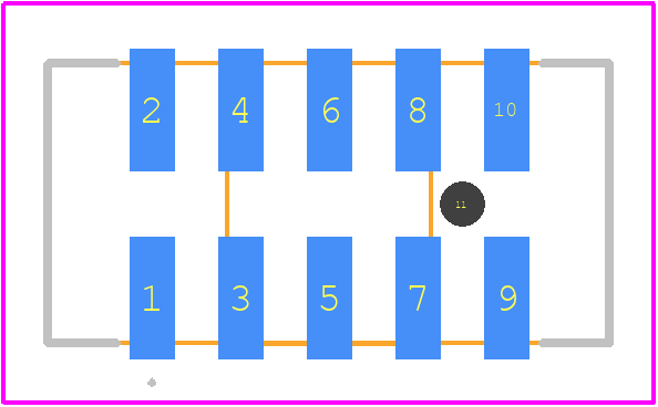 0878321041 - Molex PCB footprint - Other - Other - 0878321041-1