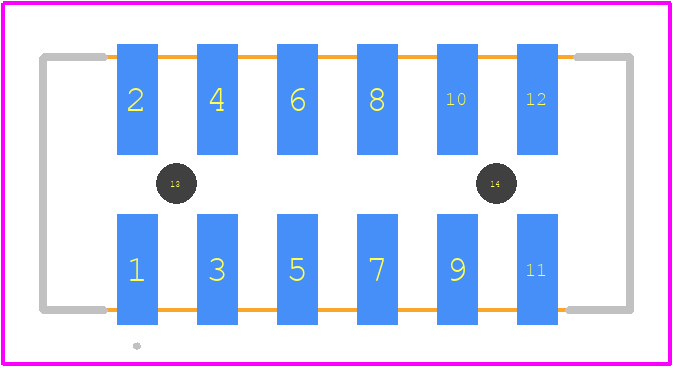 0878321204 - Molex PCB footprint - Other - Other - 0878321204-2