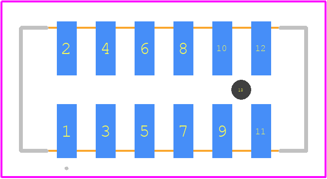 0878321250 - Molex PCB footprint - Other - Other - 0878321250-2