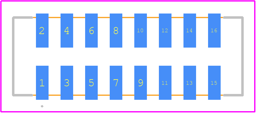 0878321619 - Molex PCB footprint - Other - Other - 0878321619-2