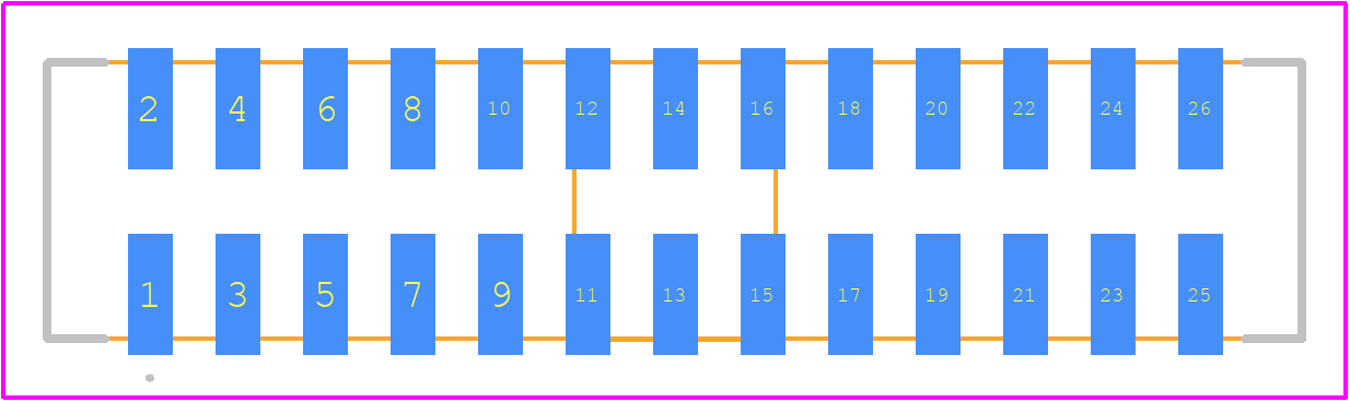 0878322616 - Molex PCB footprint - Other - Other - 0878322616-2