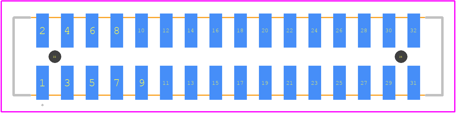 0878323203 - Molex PCB footprint - Other - Other - 0878323203-3