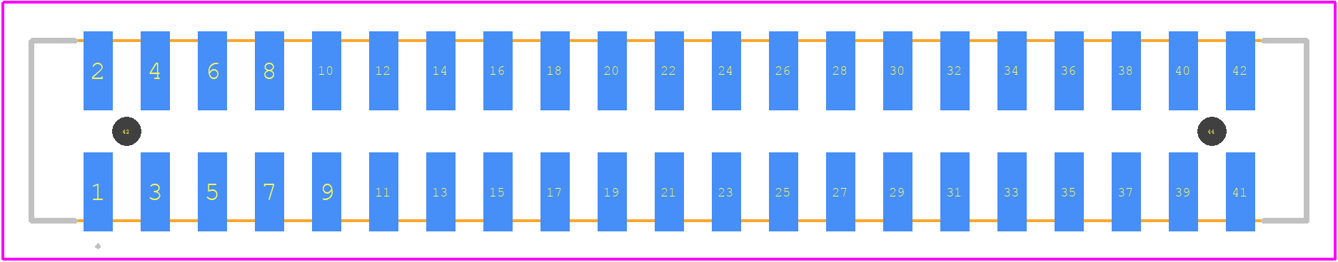 0878324223 - Molex PCB footprint - Other - Other - 0878324223-2