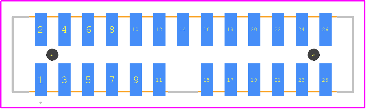 0878325121 - Molex PCB footprint - Other - Other - 0878325121-2