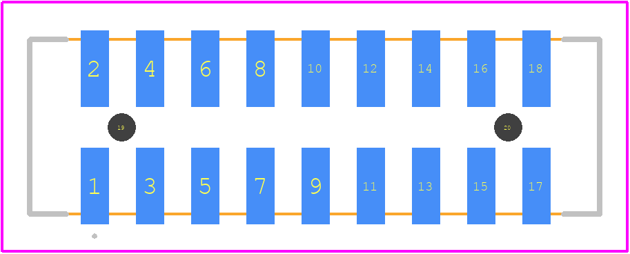 0878325830 - Molex PCB footprint - Other - Other - 0878325830-1