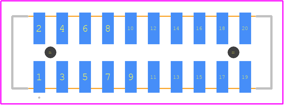 0878325924 - Molex PCB footprint - Other - Other - 0878325924-1