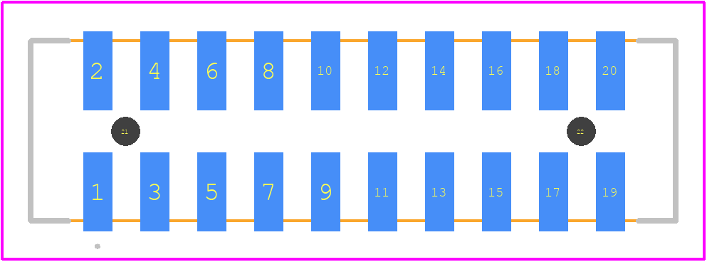 0878325930 - Molex PCB footprint - Other - Other - 0878325930-1