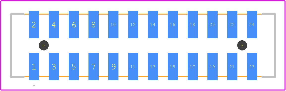 0878326124 - Molex PCB footprint - Other - Other - 0878326124-1