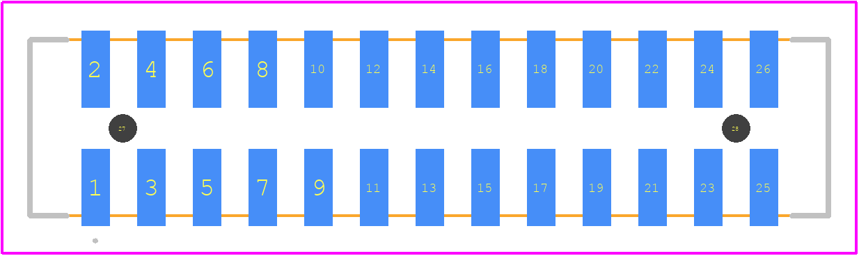 0878326230 - Molex PCB footprint - Other - Other - 0878326230-1