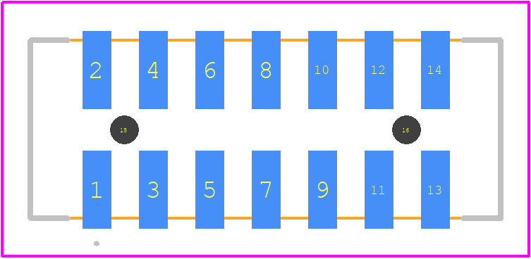 0878329722 - Molex PCB footprint - Other - Other - 0878329722-2