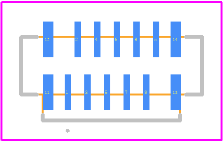 FFC2A36-10-0-G-R - GCT (GLOBAL CONNECTOR TECHNOLOGY) PCB footprint - Other - Other - FFC2A36-10-0-G-R-2