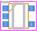 MCH5541-TL-E - Sanyo PCB footprint - SO Transistor Flat Lead - SO Transistor Flat Lead - sc-88afl