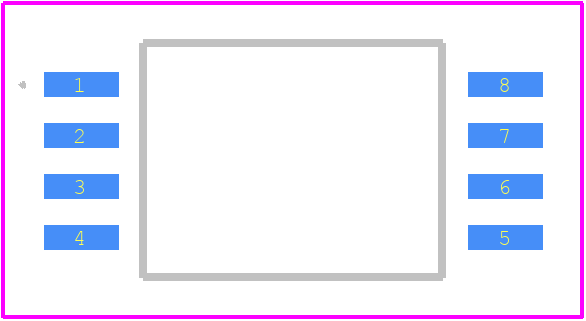 SI8922BD-IS4 - Skyworks PCB footprint - Other - Other - 8-Pin, Wide-Body Stretched SOIC