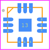 ABDS-10170PSM - Marki Microwave PCB footprint - Quad Flat No-Lead - Quad Flat No-Lead - 3mm QFN_2026