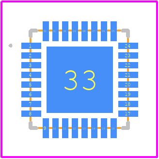 A81850KETSR - Allegro Microsystems PCB footprint - Other - Other - ET, 32-Pin QFN