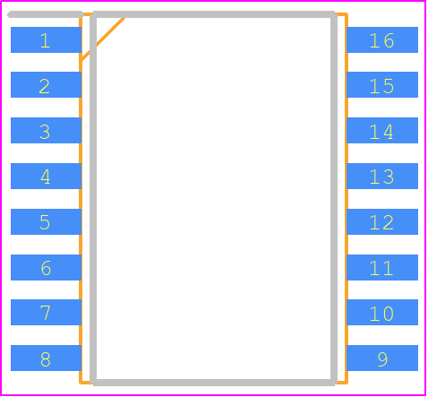 CMX639D4 - CML Micro PCB footprint - Small Outline Packages - Small Outline Packages - CMX639D4
