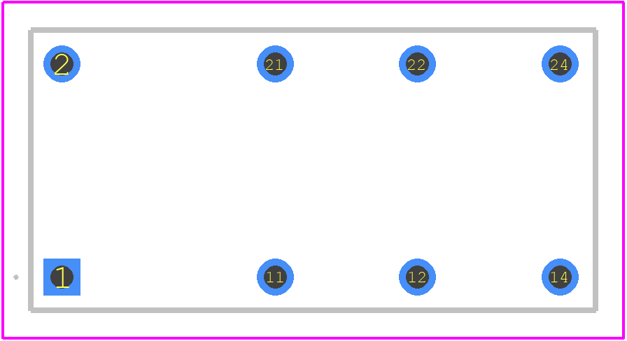 30.22.7.012.0020 - FINDER PCB footprint - Other - Other - 30.22.7.012.0020-2