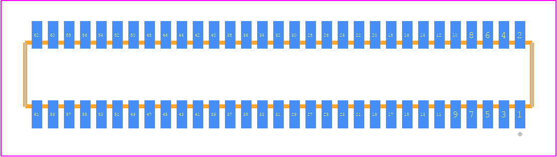 CLE-131-01-G-DV - SAMTEC PCB footprint - Other - Other - CLE-131-01-X-DV