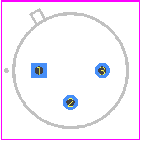 2N3439 - Digitron PCB footprint - Other - Other - TO-39
