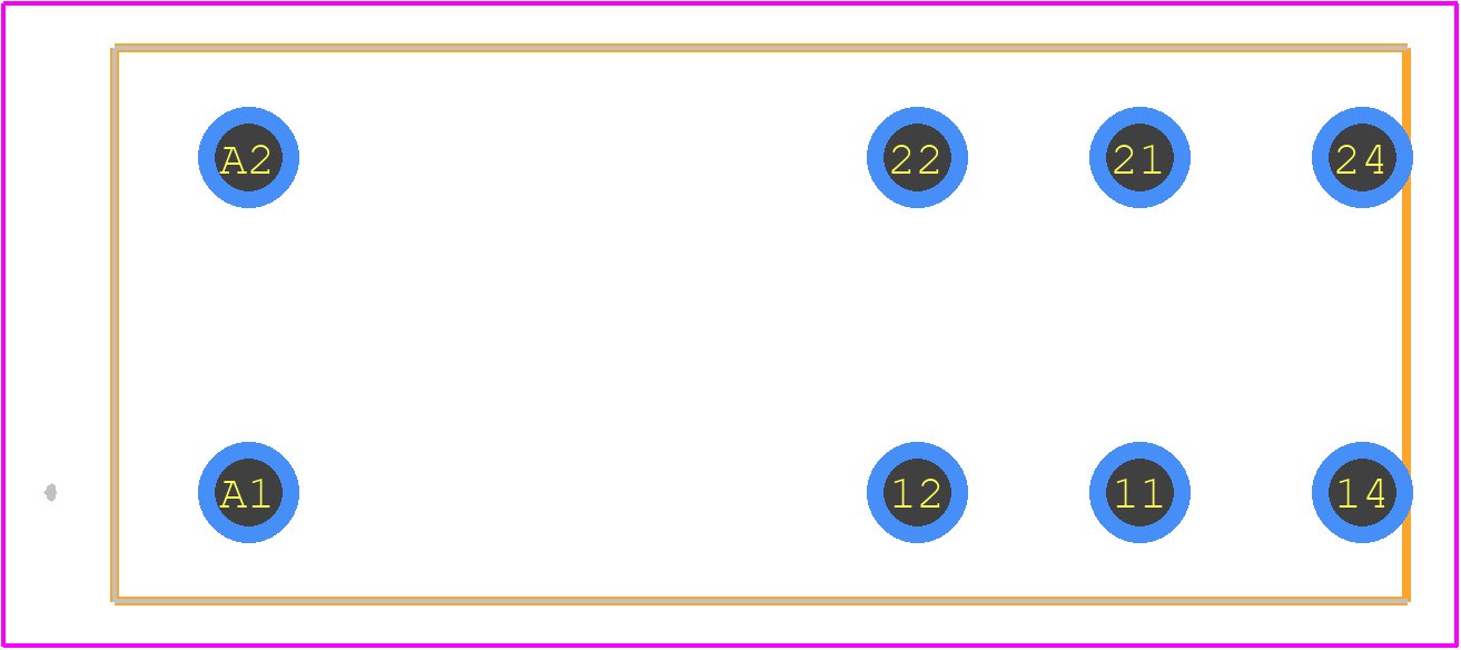 40.61.9.012.0000 - FINDER PCB footprint - Other - Other - 40.61.9.012.0000-3