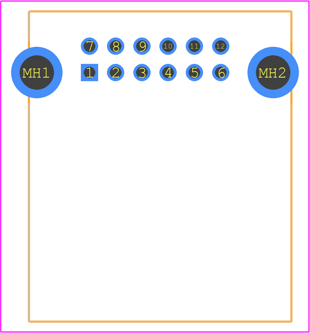 1-967582-1 - TE Connectivity PCB footprint - Other - Other - 1-967582-1-3