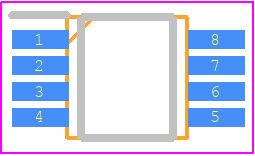 1338-18DVGI8 - Renesas Electronics PCB footprint - Small Outline Packages - Small Outline Packages - DVG8_2