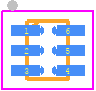 ALND-WB-0013-T - ABRACON PCB footprint - Small Outline No-lead - Small Outline No-lead - 6-DFN (1.45x1 mm)