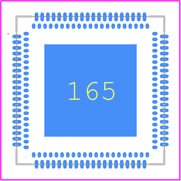 PCI11414C/PMX - Microchip PCB footprint - Other - Other - 164-Lead Very Thin Plastic Quad Flat, No Lead Package (PMX) - 13x13x0.9 mm Body [VQFN]_2026-1.1