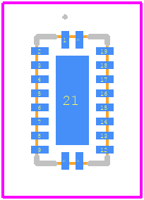 DIO3350AEN20 - DIOO Microcircuits PCB footprint - Other - Other - QFN2.5*4.5-20_2026-1.1