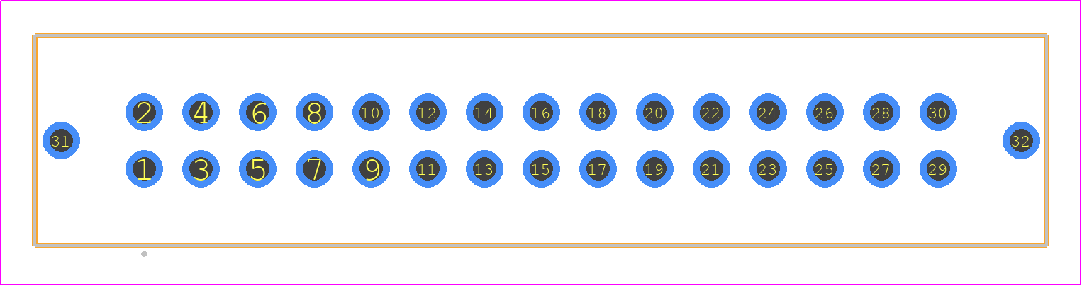 T2M-115-01-S-D-TH-WT - SAMTEC PCB footprint - Other - Other - T2M-115-01-Z-D-TH-WT
