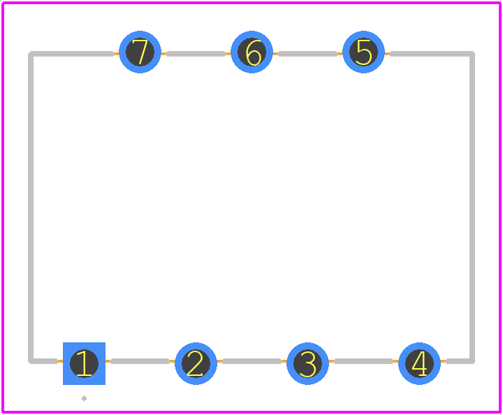 78ADH-4-ML0 - Bourns PCB footprint - Other - Other - 78ADH-4-ML0-2