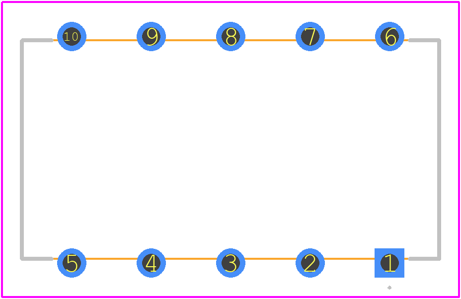 78ADH-5-FL0 - Bourns PCB footprint - Other - Other - 78ADH-5-FL0-1