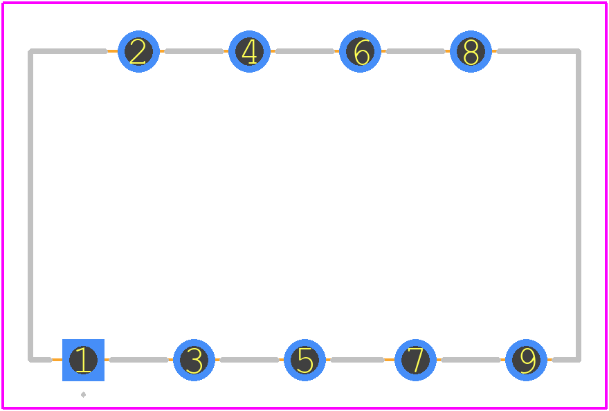 78ADH-5-ML0 - Bourns PCB footprint - Other - Other - 78ADH-5-ML0-3