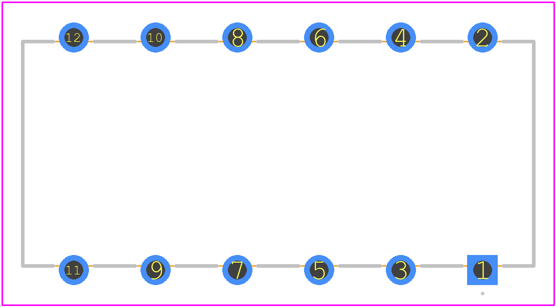 78ADH-6-FL0 - Bourns PCB footprint - Other - Other - 78ADH-6-FL0-1