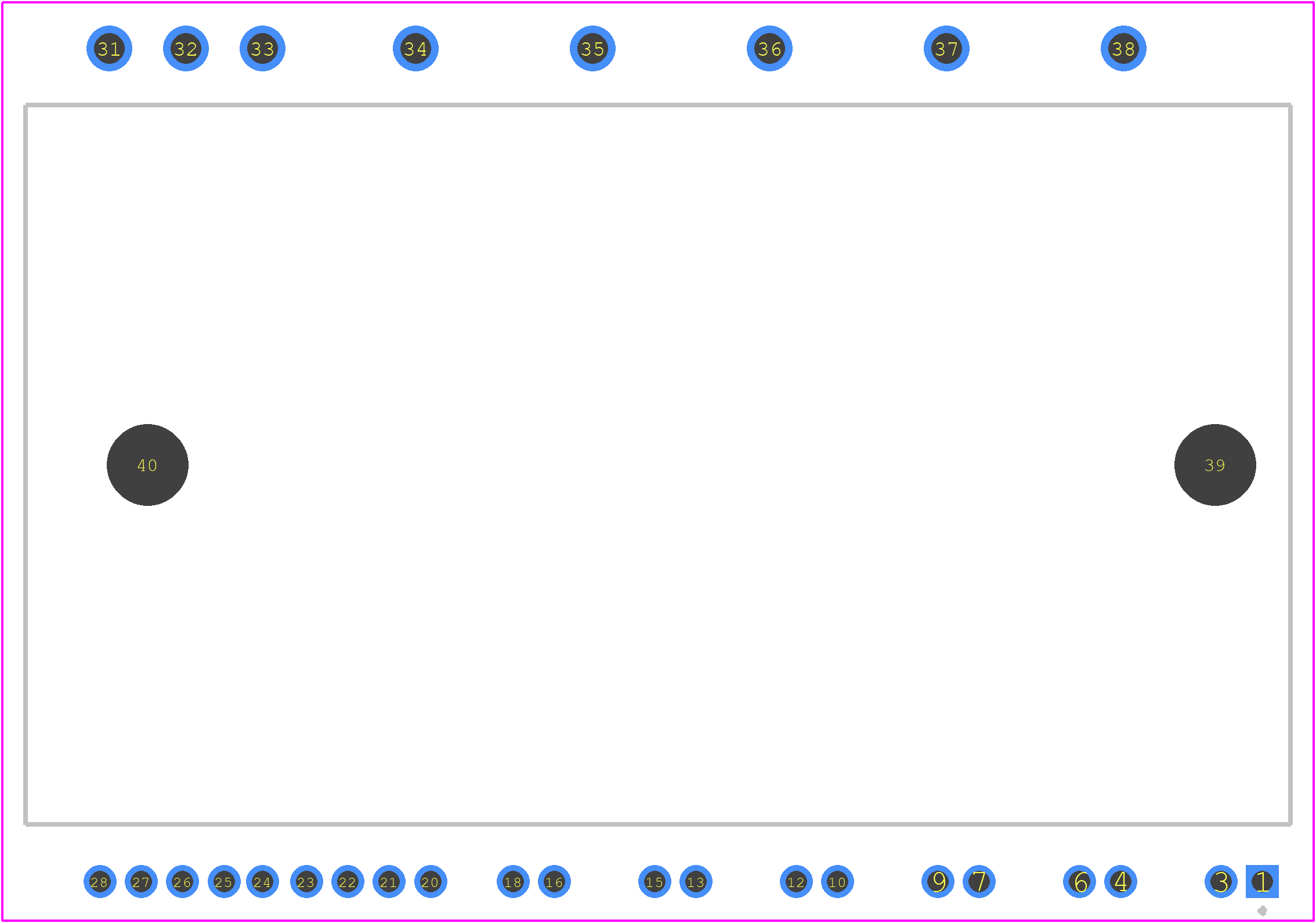 NFAM3065L4BBA - onsemi PCB footprint - Other - Other - DIP39, 54.50x31.00x5.60, 1.78P EP−2 CASE MODGX ISSUE B_2026
