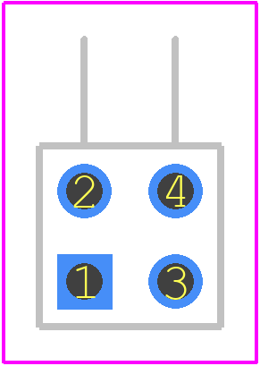 DS1022-2*2RF11-B - Connfly PCB footprint - Other - Other - DS1022-2*2RF11-B-4