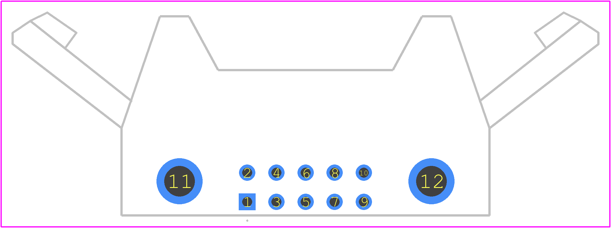 7100251521 - 3M PCB footprint - Other - Other - 7100251521-1