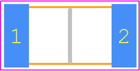 2211JA250681KCTSPU - Knowles PCB footprint - Capacitor Chip Non-polarised - Capacitor Chip Non-polarised - size code 2211