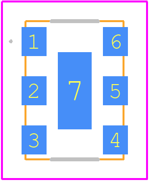 SIT3372AI-2E2-33NB100.000000Y - SiTime PCB footprint - Other - Other - SIT3372AI-2E2-33NB100.000000Y-1