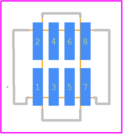 2009892208 - Molex PCB footprint - Other - Other - 2009892208-2